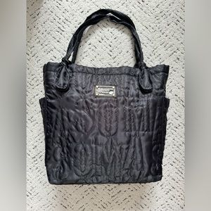 Marc Jacobs black puffer tote bag